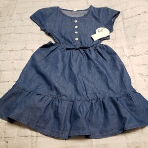 Sweet Butterfly Denim Girls Drees.
